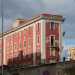 ...e il disabitato edificio rosso di via Beltrami, occupato sino al 2012 da immigrati e italiani indigenti